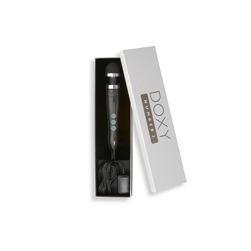 Вібромасажер мікрофон DOXY Number 3 Candy Black - Зображення 4