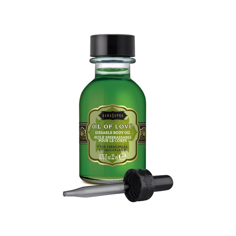 Масло для поцілунків їстівне з розігрівом Kama Sutra OIL OF LOVE the Original 22 ML - Зображення 2