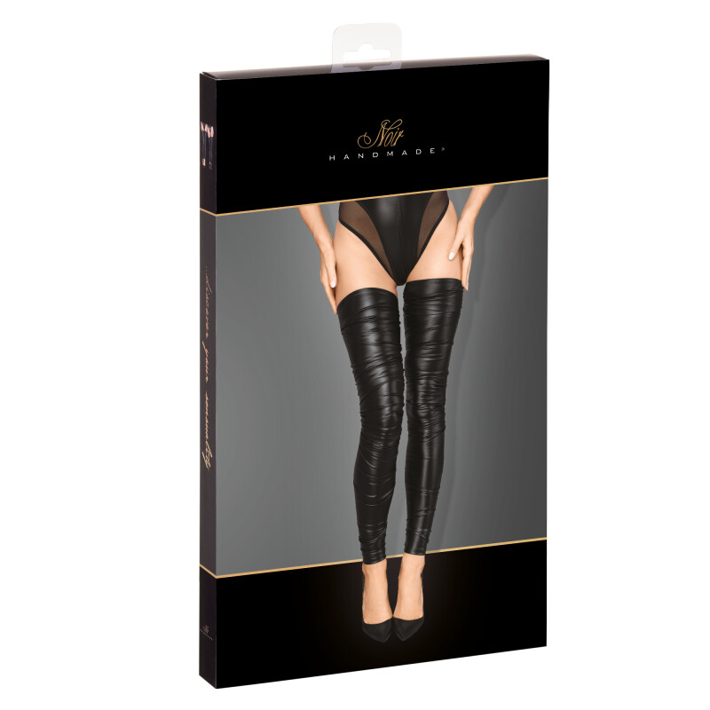 Панчохи без носка F207 Noir Handmade M - Зображення 6