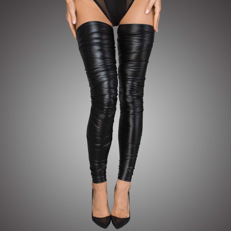 Панчохи без носка F207 Noir Handmade M