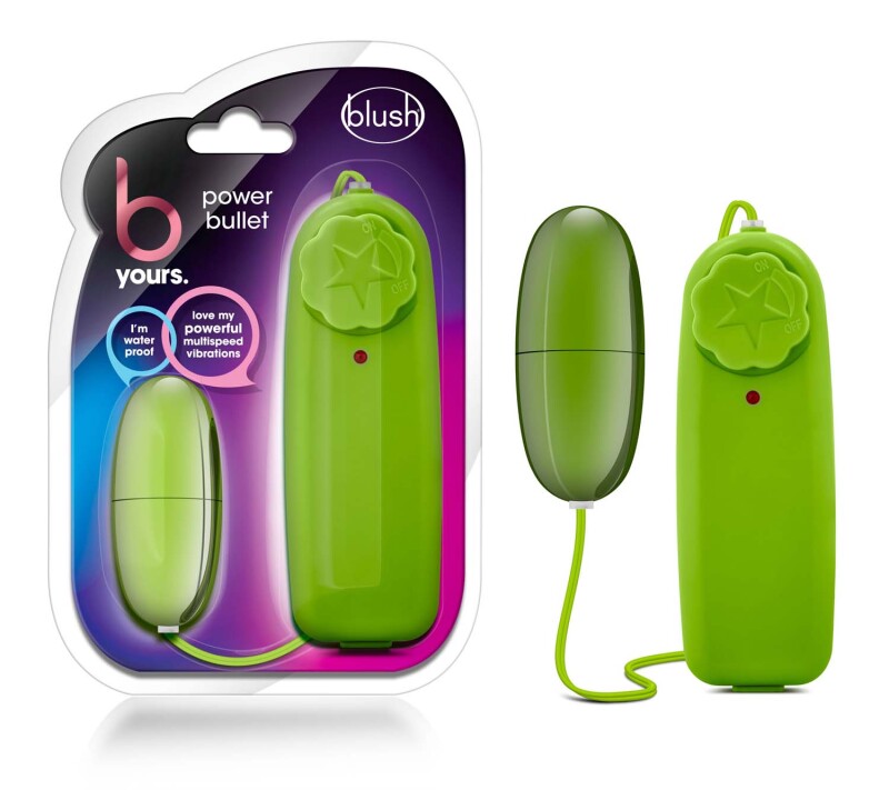 Віброяйце з пультом управління зелене POWER BULLET LIME - Изображение 5