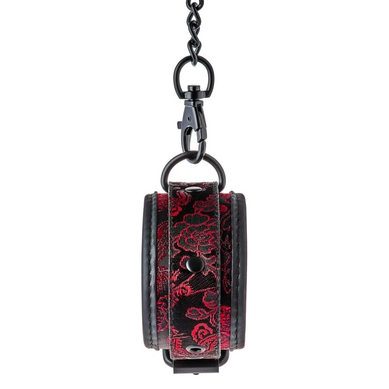Поножі Dream Toys Blaze з червоною вишивкою, чорні, 5 см - Изображение 3