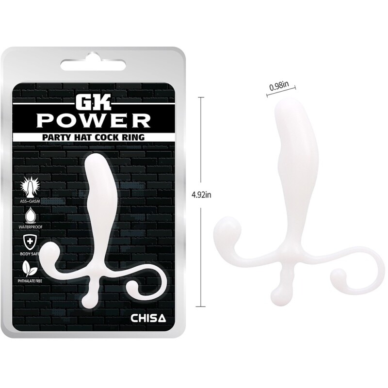 Масажер простати Chisa Pro Stimulator білий, 12.5 x 2.5 см - Изображение 5