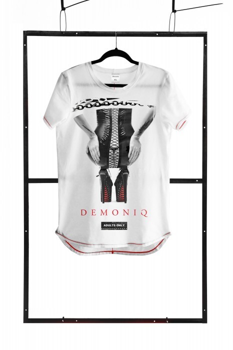Чоловіча футболка Біла Demoniq, M - Зображення 1