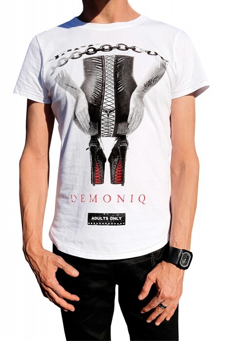 Чоловіча футболка Біла Demoniq, M