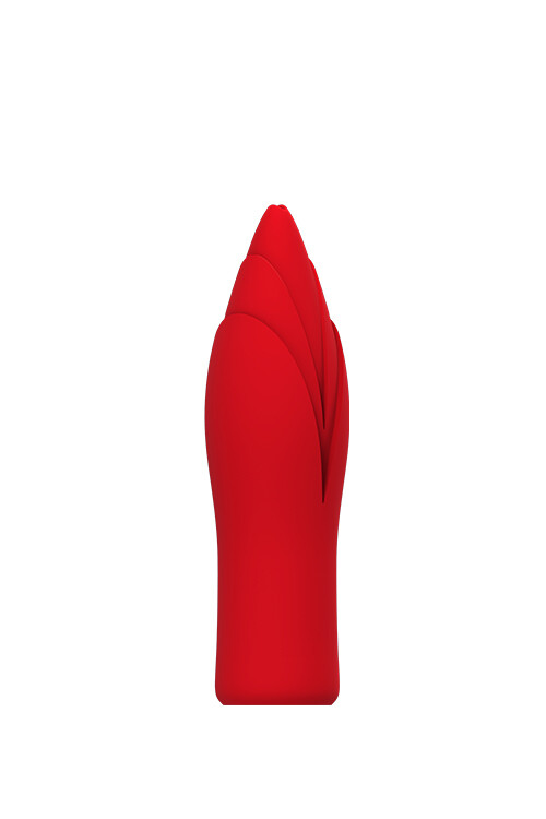 Мінівібратор Dream Toys Red Revolution зі знімною віброкулею, червоний, 10 х 3 см - Зображення 4
