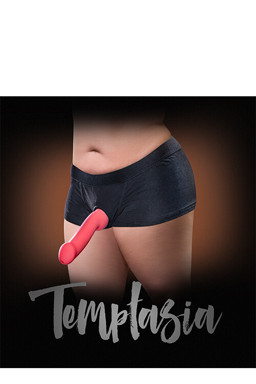 Труси для страпона Temptasia чорні, розмір 2XL - Изображение 3