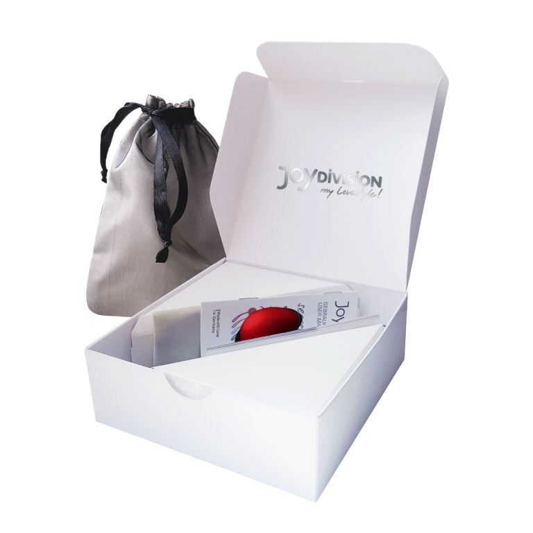Вагінальні кульки JOYdivision Joyballs Secret червоні, 11.4 х 3.7 см - Зображення 3