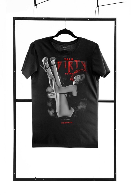 Чоловіча футболка "Talk dirty to me", XL - Зображення 1