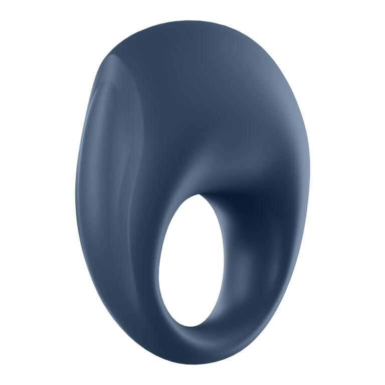 Ерекційне віброкільце Satisfyer Strong One з додатком, синє, 7.4 х 5 см - Зображення 5