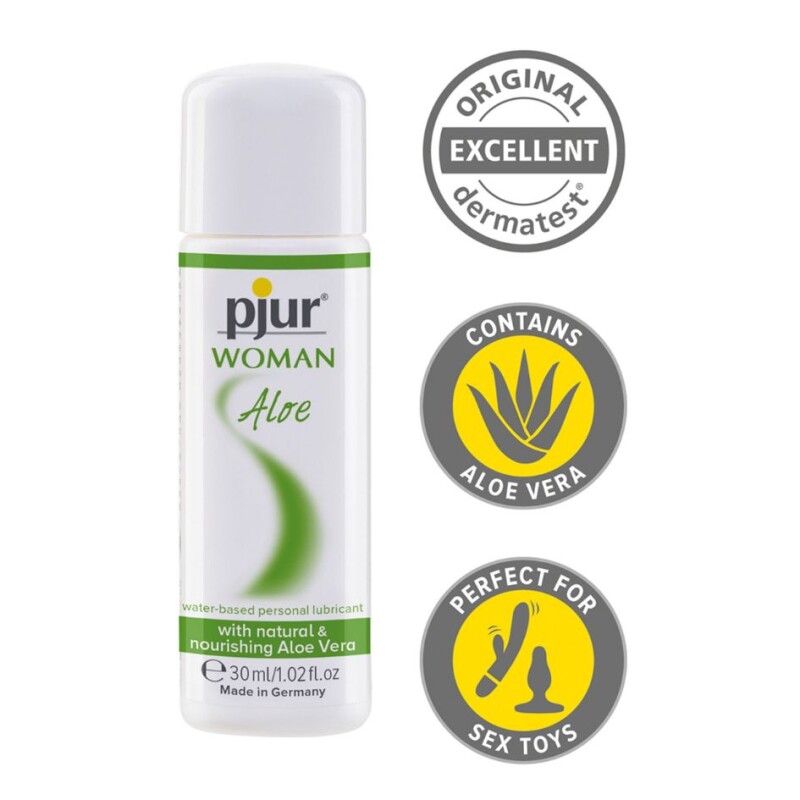 Лубрикант з екстрактом алое Pjur Woman Aloe на водній основі, 30 мл - Изображение 1