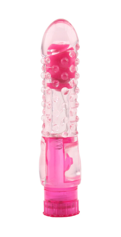 Вібратор Chisa Jellie Pleaser рельєфний, рожевий, 16.2 х 3 см - Изображение 1