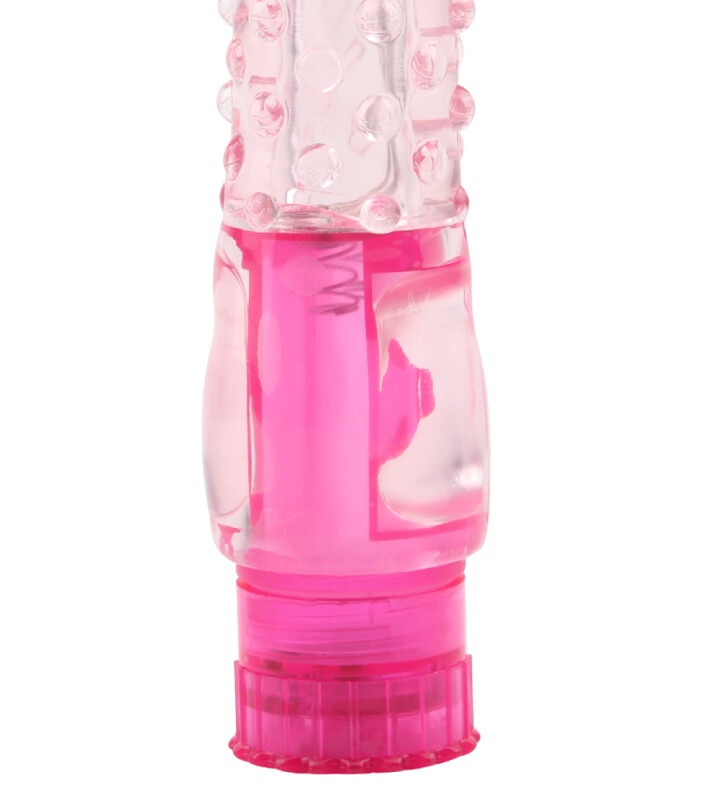 Вібратор Chisa Jellie Pleaser рельєфний, рожевий, 16.2 х 3 см - Изображение 3