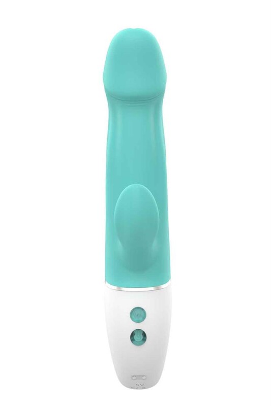 Вібратор-кролик Dream Toys Dream Toys Vibes of Love, блакитний, 22.7 х 4.3 см - Зображення 3