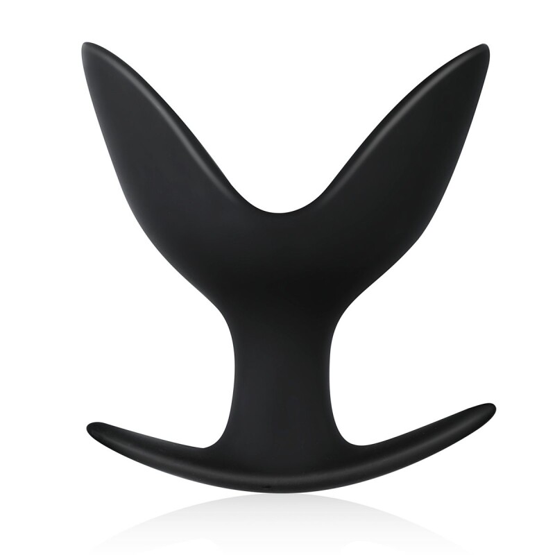 Анальна пробка-розширювач BUTTR Hook Anchor силіконова, чорна, 11 х 9.8 см