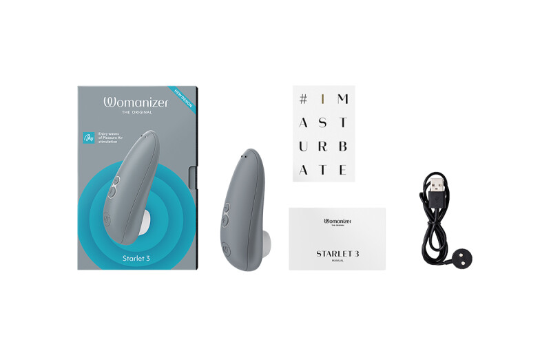 Безконтактний стимулятор клітора Starlet 3 Gray Womanizer - Изображение 7
