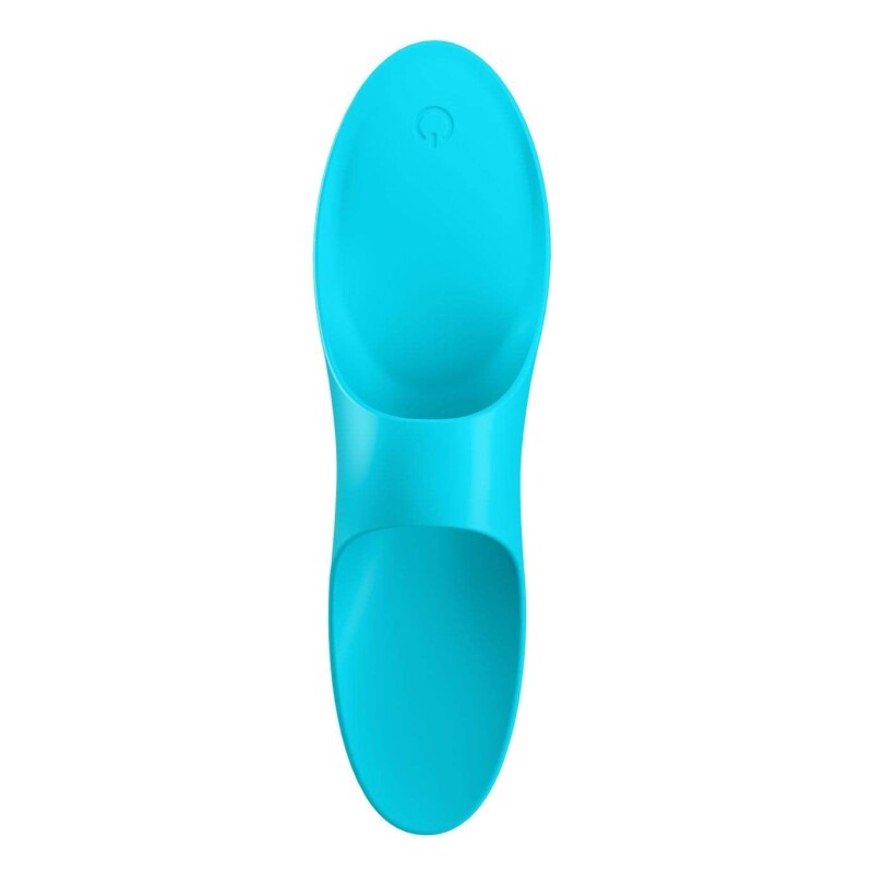 Вібратор на палець Satisfyer Teaser блакитний, 12 х 3.5 см - Зображення 2