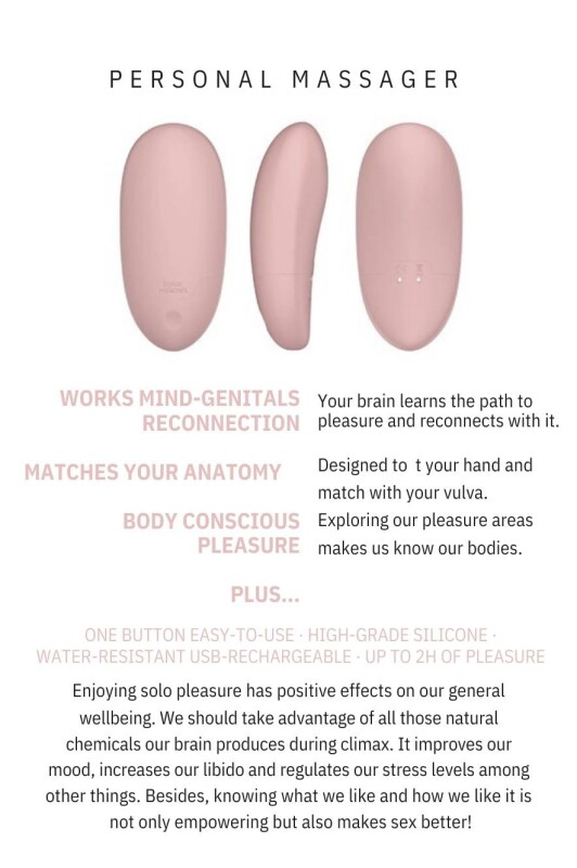 Вібромасажер для клітора та всього тіла Sex au Naturel PERSONAL MASSAGER Bijoux Indiscrets, 9.5 х 4.5 см - Зображення 8
