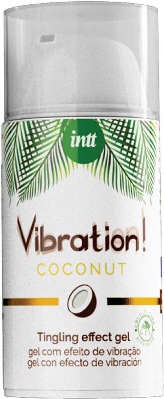 Рідкий вібратор для двох Coconut Intt (Vegan), 15 мл, зі смаком кокосу - Зображення 2