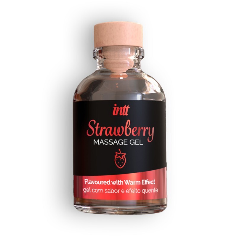 Масажний гель Intt Strawberry, 30 мл, зі смаком та ароматом полуниці - Зображення 2