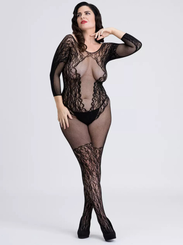 Бодістокінг з комбінованого матеріалу Fifty Shades Of Grey Captivate  чорний, розмір Plus Size (EU: 46-52) - Зображення 1