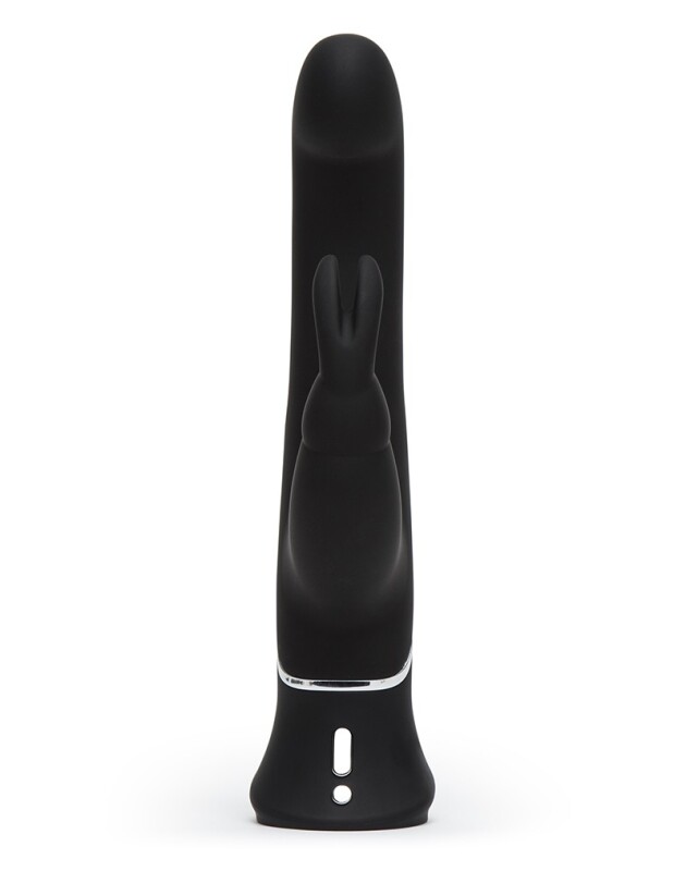 Вібратор-кролик Lovehoney Happy Rabbit силіконовий, чорний, 24 х 4 см - Зображення 3