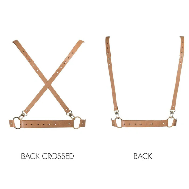 Портупея на груди MAZE Bijoux Indiscrets бежева, OS - Зображення 4