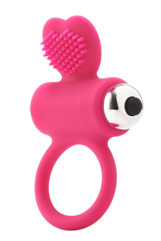 Ерекційне кільце з вібрацією Dream Toys FLIRTS COCKRING PINK - Зображення 1