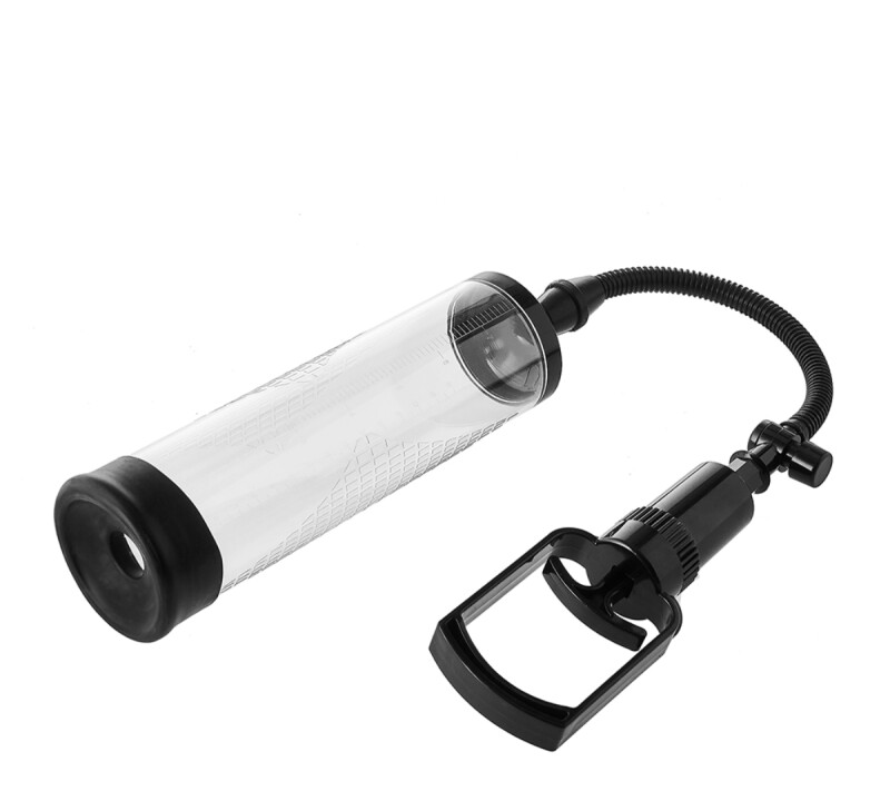 Вакуумна помпа механічна Dreamtoys Ramrod з ерекційним кільцем, прозора, 20 х 5.9 см - Зображення 2