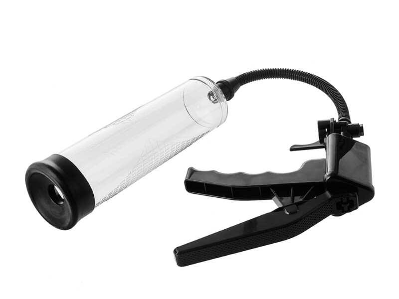 Вакуумна помпа механічна Dream Toys з ерекційним кільцем, прозора, 20 х 5.9 см - Изображение 2