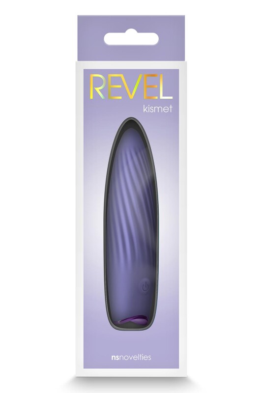 Віброкуля з рельєфом NS Novelties REVEL KISMET, силікон, бузковий - Зображення 3