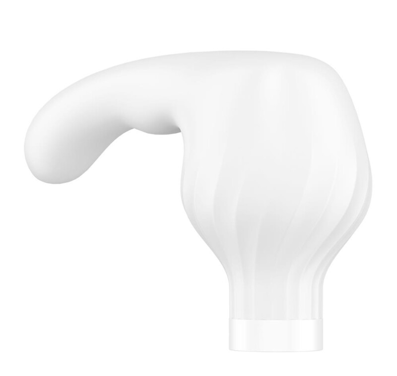 Вібратор-мікрофон Satisfyer Double Wand-er з додатком, білий, 27 х 5.5 см - Зображення 6