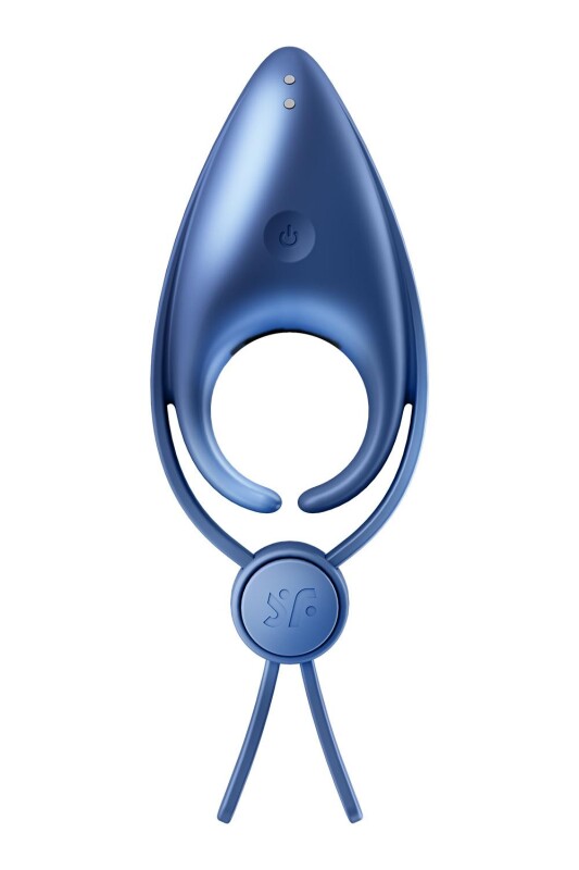 Ерекційне віброкільце Satisfyer Sniper регульоване,блакитне, 14.2 х 5 см