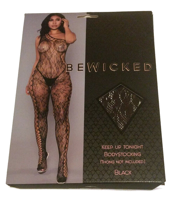 Комбінезон сексуальний Keep Up Tonight Be Wicked, на одне плече, розмір One Size - Изображение 3