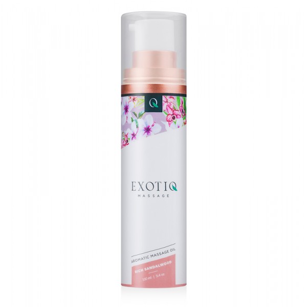 Масажна олія Exotiq Massage Oil Rich Sandalwood з ароматом Санталу, 100 мл - Зображення 2