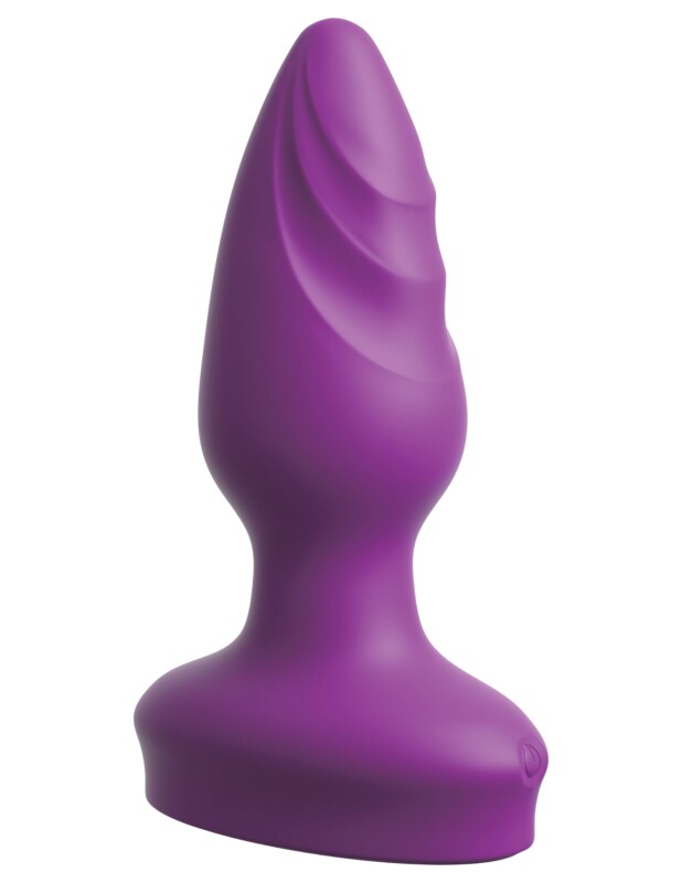 Анальна пробка з вібрацією Pipedream 3Some Wall Banger Plug, фіолетова, 12 х 3.8 см - Изображение 3