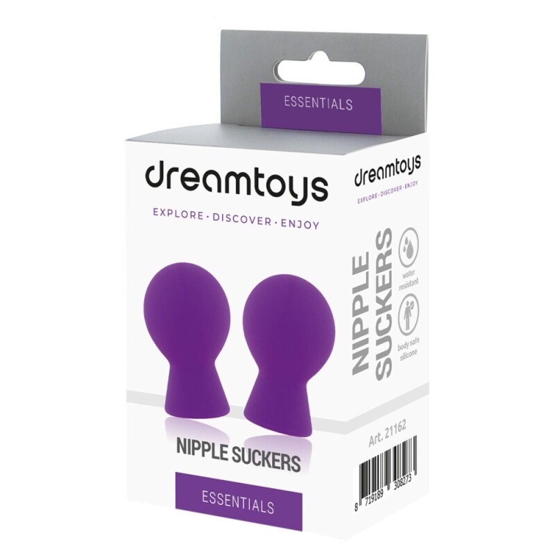 Помпи для сосків Dream Toys силіконові, фіолетові, 6.3 х 4.1 см - Изображение 1