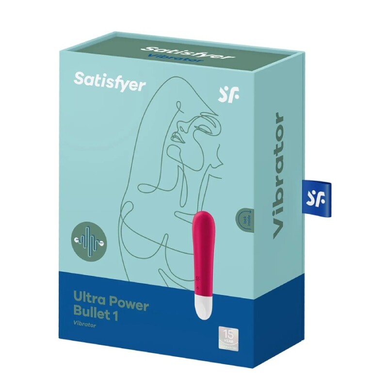 Віброкуля Satisfyer Ultra Power Bullet 1 червона, 10.6 х 2.4 см - Изображение 1