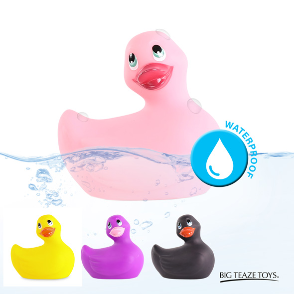 Качечка вібратор I Rub My Duckie Classic рожева - Зображення 4