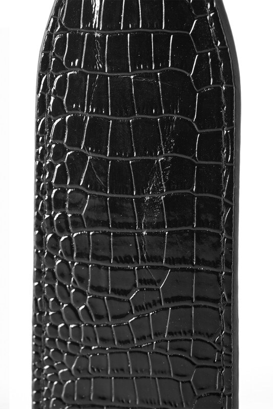 Паддл Dream Toys Blaze з імітацією крокодилової шкіри, чорний, 32 х 6 см - Изображение 3