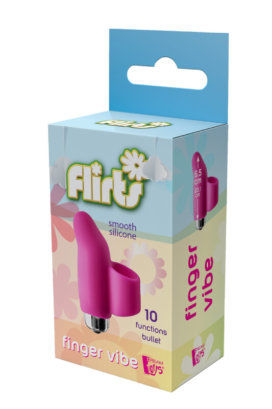 Вібратор на палець з вібрацією Dream Toys рожевий, 8.7 х 2.2 см - Зображення 1