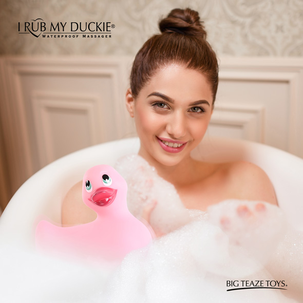Качечка вібратор I Rub My Duckie Classic рожева - Зображення 5