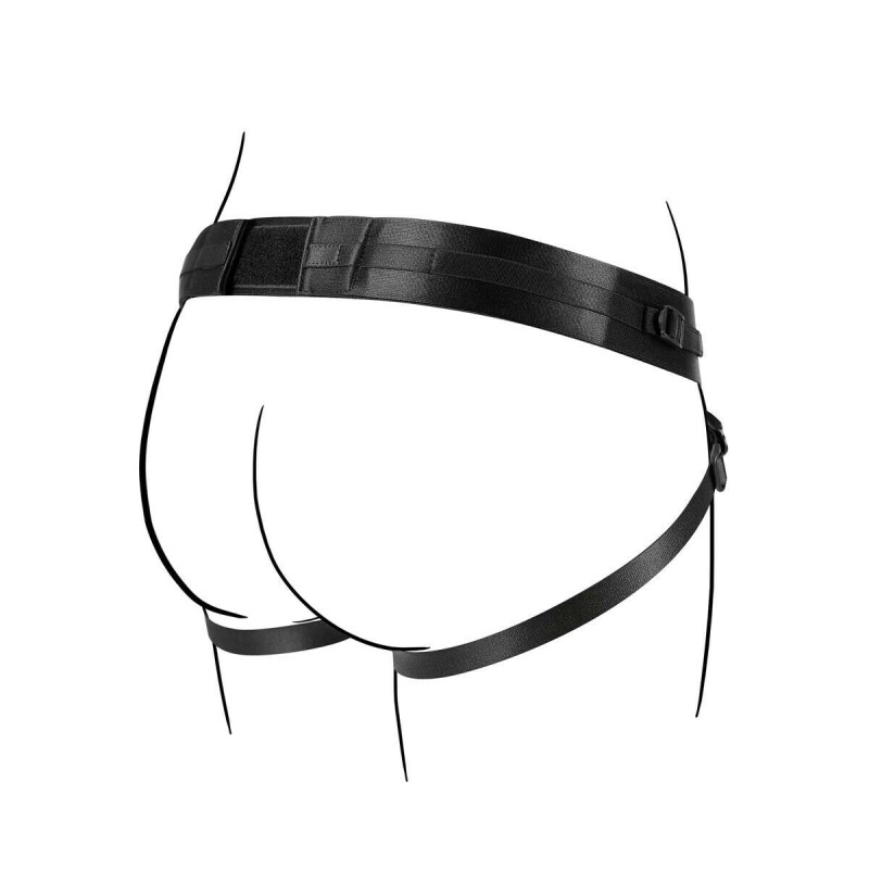 Трусики для страпону No-Parts Taylor, чорні, One Size - Изображение 3