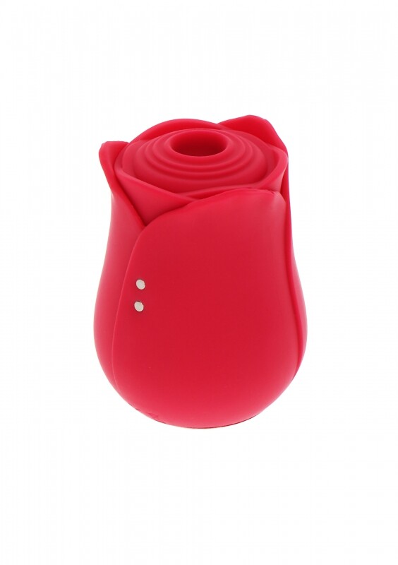 Вакуумний стимулятор Toy Joy Ravishing Rose у вигляді троянди, червоний, 7.5 х 5.6 см - Изображение 2