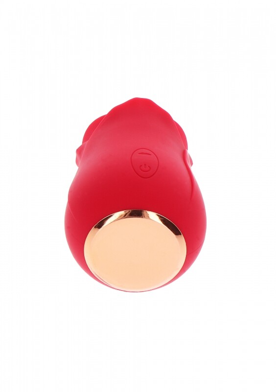 Вакуумний стимулятор Toy Joy Ravishing Rose у вигляді троянди, червоний, 7.5 х 5.6 см - Изображение 3