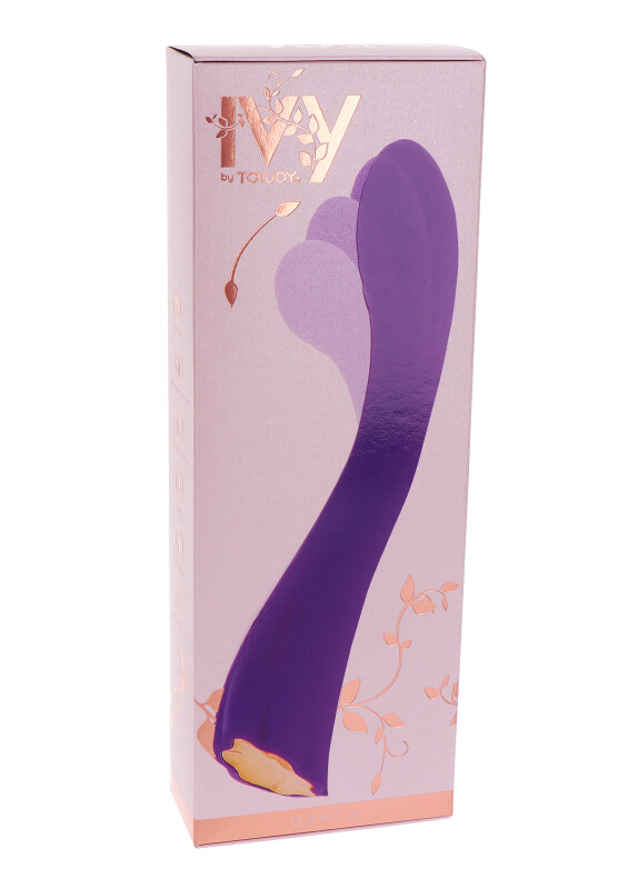 Вібратор для точки G Dahlia Toy Joy, фіолетовий, 23 х 3.5 см - Зображення 1