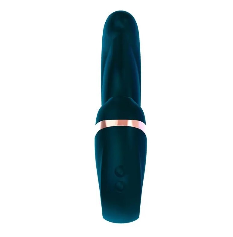 Стимулятор клітора та точки G Adrien Lastic My-G із силікону, зелений, 17.4 см x 4.3 см - Изображение 3