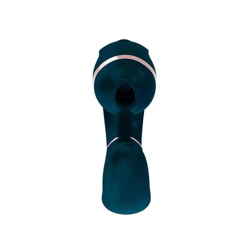 Стимулятор клітора та точки G Adrien Lastic My-G із силікону, зелений, 17.4 см x 4.3 см - Изображение 2