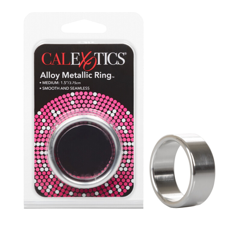 Ерекційне кільце, M, California Exotic Novelties металеве, сріблясте