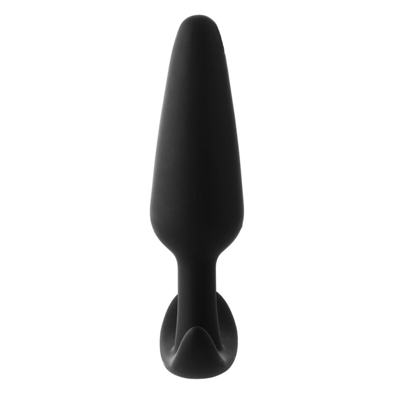 Анальна пробка Dream Toys Fantasstic з обмежувачем, чорна, 8.3 х 2.1 см - Зображення 2